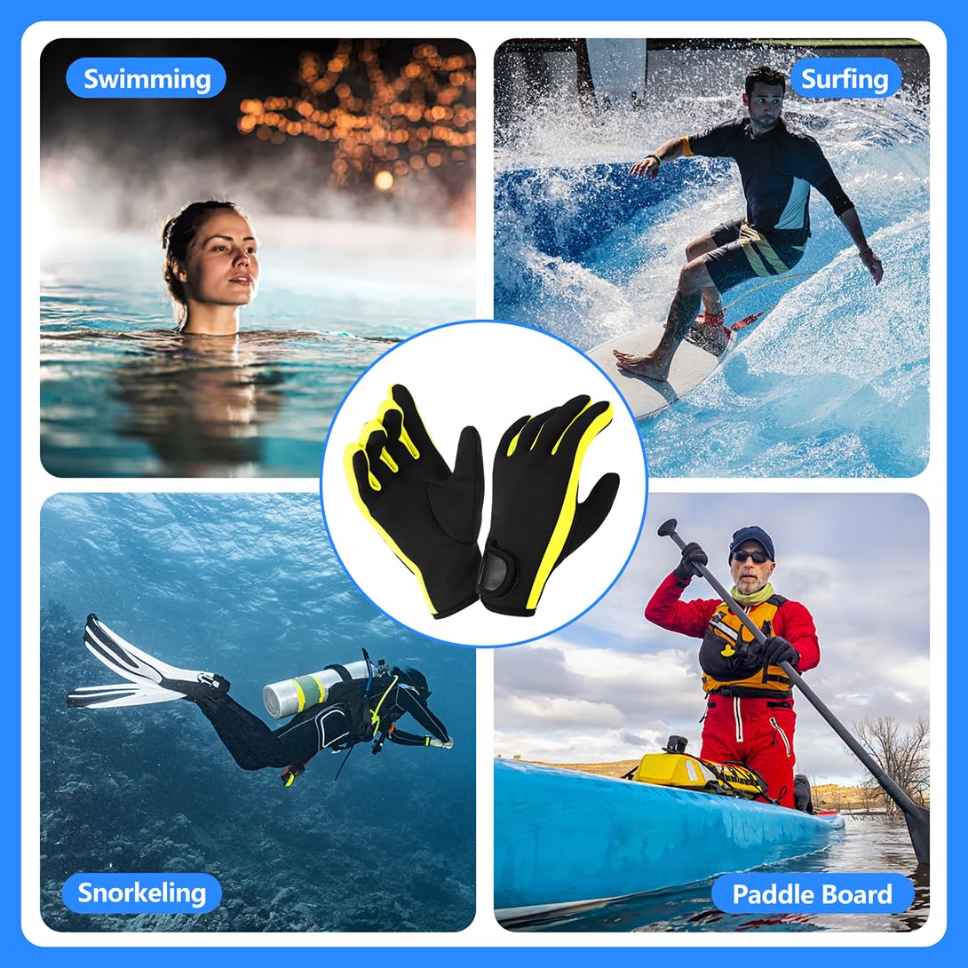 Micosuza Neoprene 15Mm Five Finger Dive Gloves