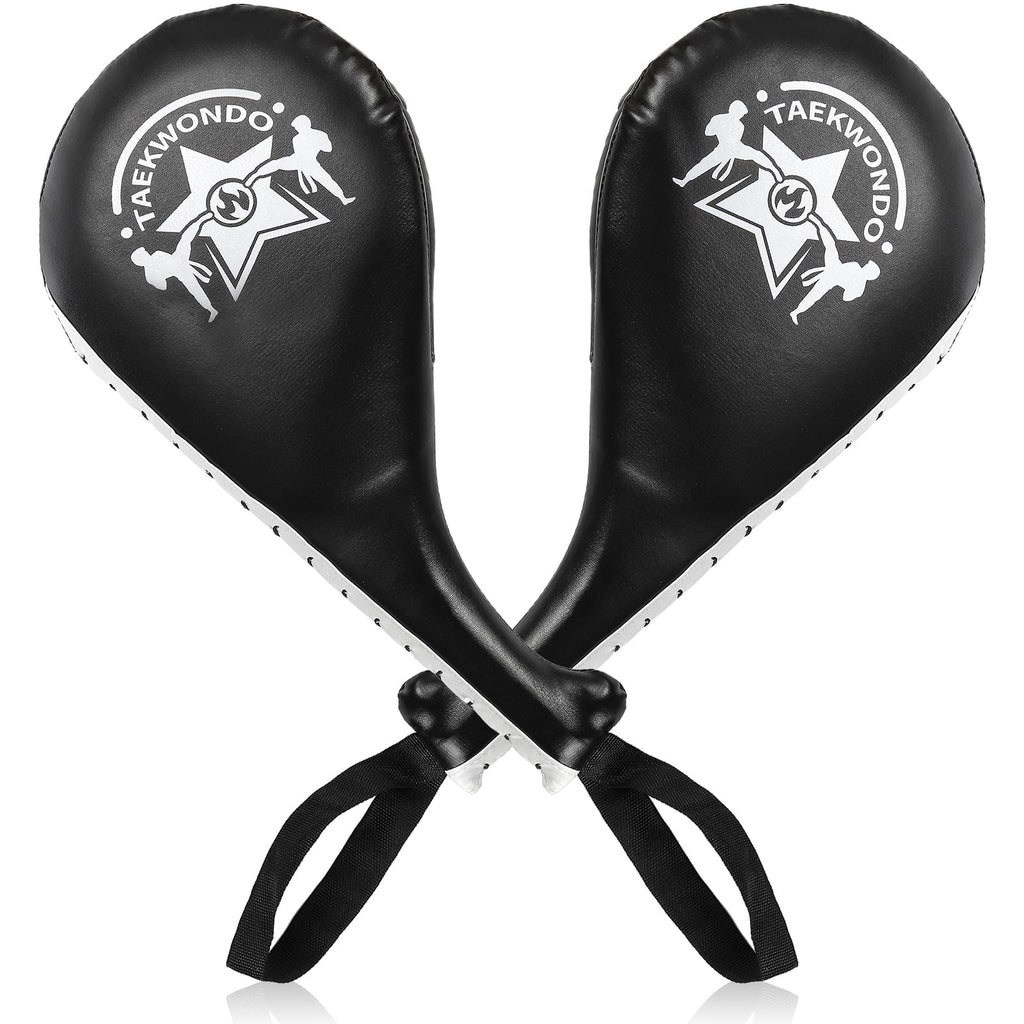 Noamus 2 Pack Taekwondo Kick Pads, Durable Striking Target Paddles, Tkd Karate Martial Arts Strike Targets Kickboxing Training E