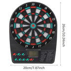Huakii ?????????????????? ???????? 545G Mini Scoring Dartboard, Mini Dartboard, Lcd Display Screen Bar For Leisure Entertainment