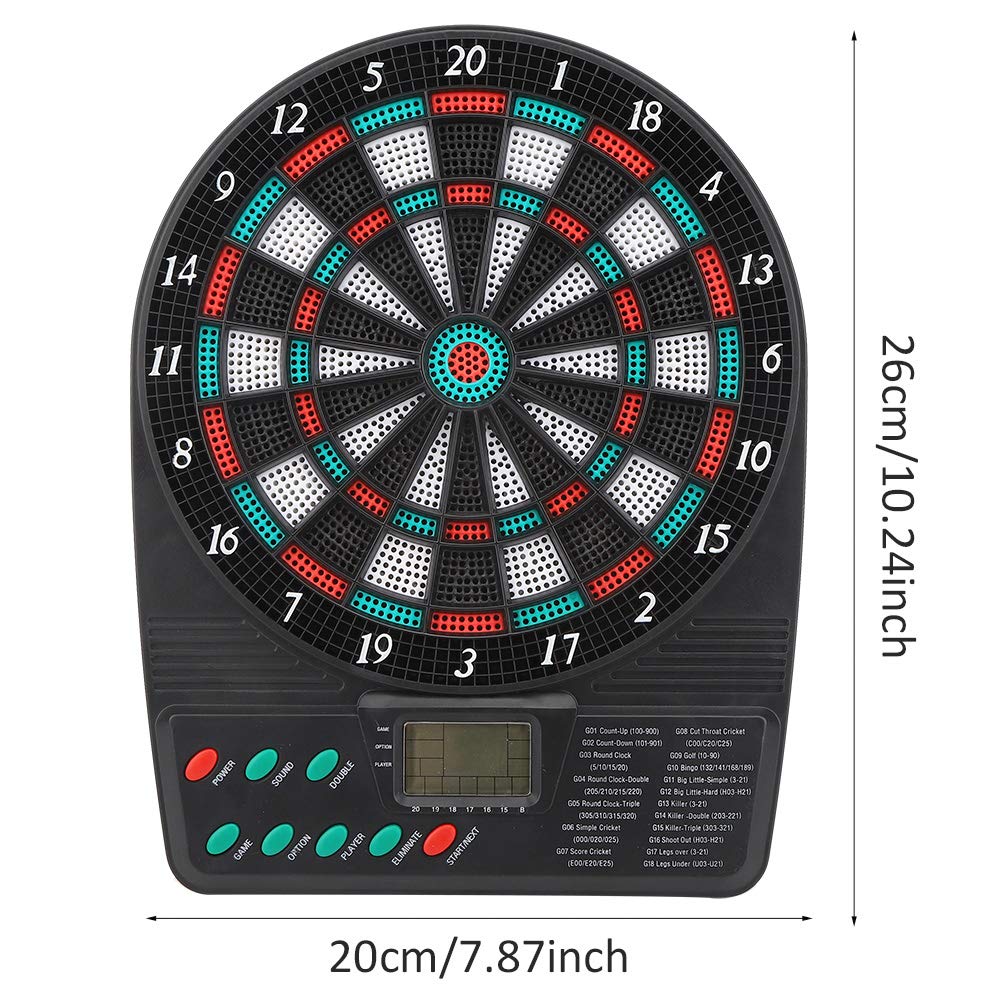 Huakii ?????????????????? ???????? 545G Mini Scoring Dartboard, Mini Dartboard, Lcd Display Screen Bar For Leisure Entertainment