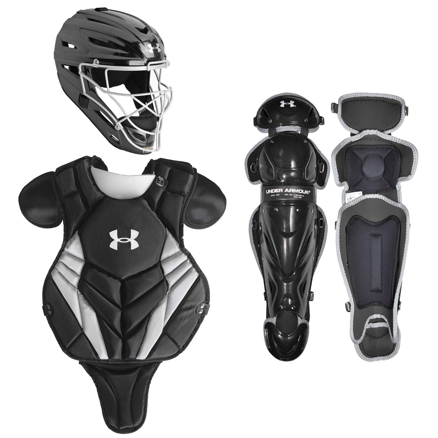 Under Armour Baseball Ua Victory Series 4 / Catching Kit/Junior/Ages 9-12 Black Uackcc4-Jrvsbk
