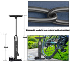 Clolop Bike Floor Pump Bike Pump High Pressure 160 Psi,Bicycle Pump With Air Ball Pump Inflator Fits Schrader And Presta Valve
