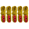 5 Pcs 13Ft Reflective Guyline With Tent Rope Tensioners High-Strength Tent Paracord Awning Aluminum Cord Adjuster Kit For Campin
