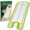 Huaen Golf Putting Alignment Mirror,Portable Golf Putting Training Aid,For Golf Putting Practice For Beginners Effective Putting