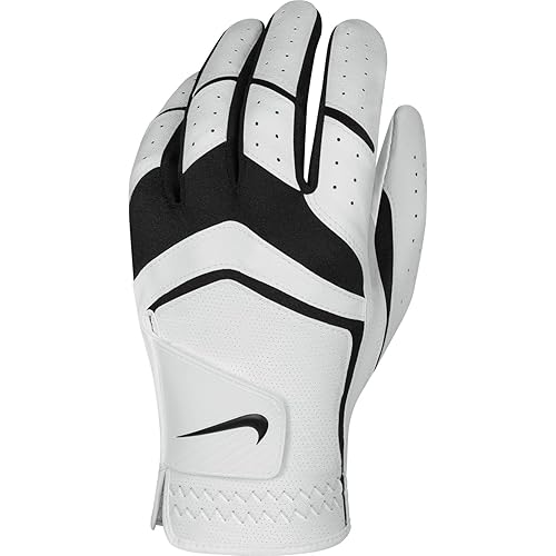 Nike Men'S Dura Feel Golf Glove (White), X-Large - Cadet, Left Hand