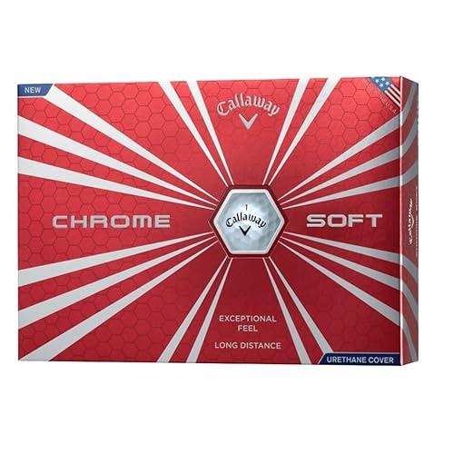 Callaway Chrome Soft Golf Balls, Prior Generation, (One Dozen), White