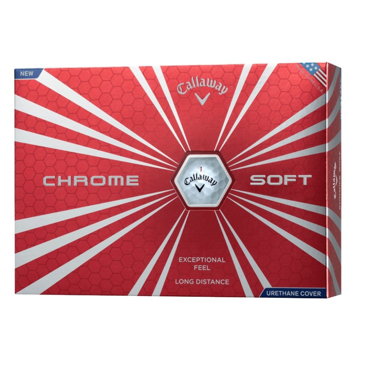 Callaway Chrome Soft Golf Balls, Prior Generation, (One Dozen), White