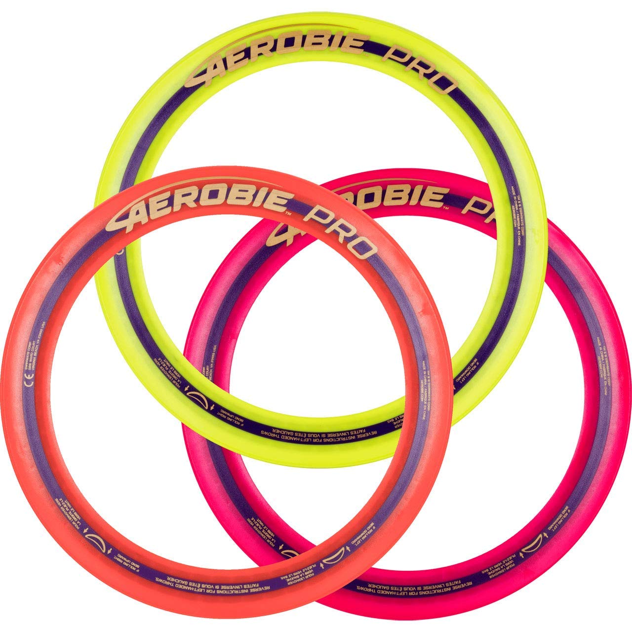 Aerobie 13'' Pro Ring - Set Of 3 (Colors May Vary)
