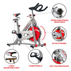 Sunny Health & Fitness Belt Drive Pro Indoor Cycling Bike - Sf-B901B