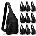 Sunnymove 10 Pack Sling Bags for Men Anti-theft Crossbody Backpack Bags for Women Small Travel Hiking Cross Body Shoulder Sling(