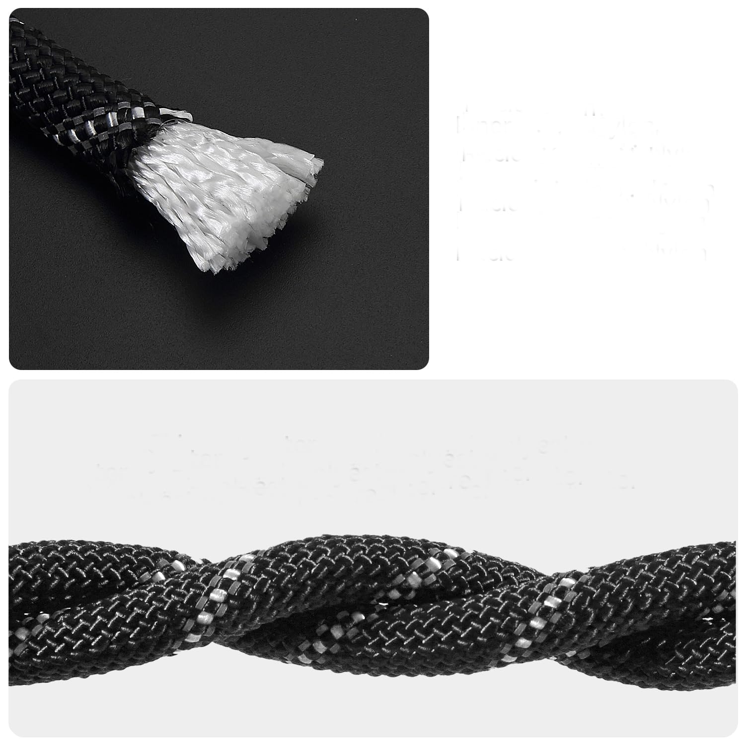 Northpada 10Mm 30 Meter Nylon Static Rock Climbing Rope Explore A Cave Rope Rappelling Rope Rescue Rope Boat Rope Anchor Dock Li