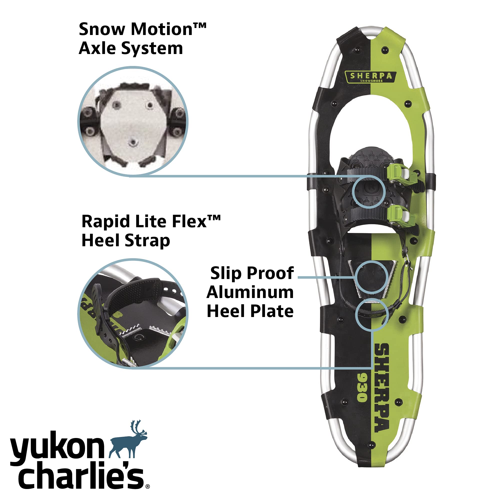Yukon Charlie'S Sherpa Snowshoe, 9-Inch X 30-Inch
