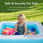 Chiclist Inflatable Kiddie Pool Baby Pool Swim For Kids Kids, Easy Set For Backyard Summer Outdoor