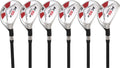 Majek Men'S Golf All Hybrid Partial Set, Which Includes: #5, 6, 7, 8, 9, Pw Senior Flex Right Handed New Utility A    Flex Club