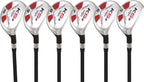 Majek Men'S Golf All Hybrid Partial Set, Which Includes: #5, 6, 7, 8, 9, Pw Senior Flex Right Handed New Utility A    Flex Club