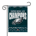 Greater Distance NFL Football Philadelphia Eagles 2025 Super Bowl Champs 13 x 18 Double Sided Garden Flag