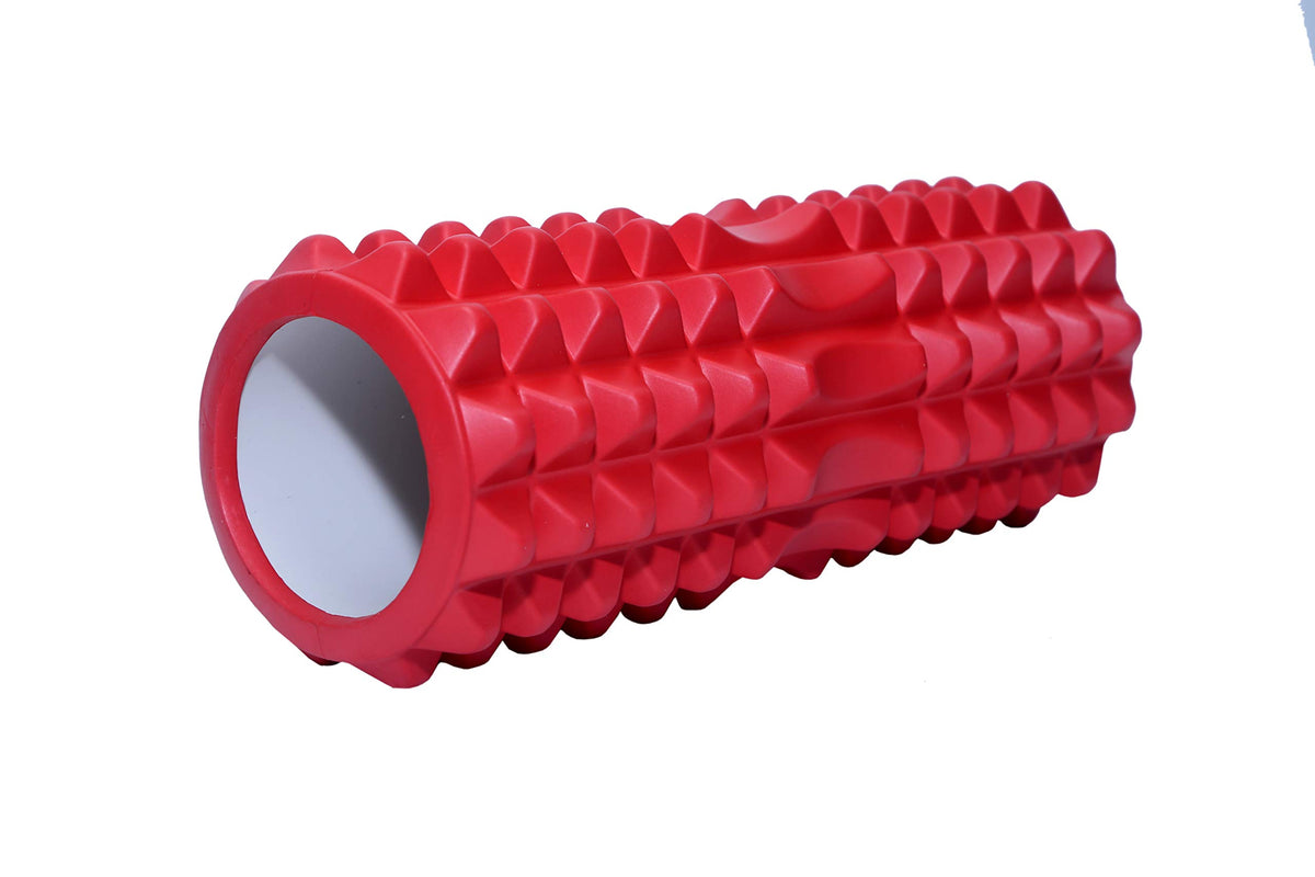 Klapp High Density Foam Roller For Deep Tissue Massage, Made In India (Red)