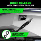 Rhino Usa Boat Trailer Transom Straps (2Pk)- Heavy Duty 2 Inch X 48 Inch Adjustable Straps For Trailering - Ultimate Marine Tie