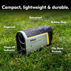 Nikon COOLSHOT 50i GII Golf Laser Rangefinder | Rainproof Portable 6X Monocular Optics with Dual Locked ON Quake Flagstick Detec