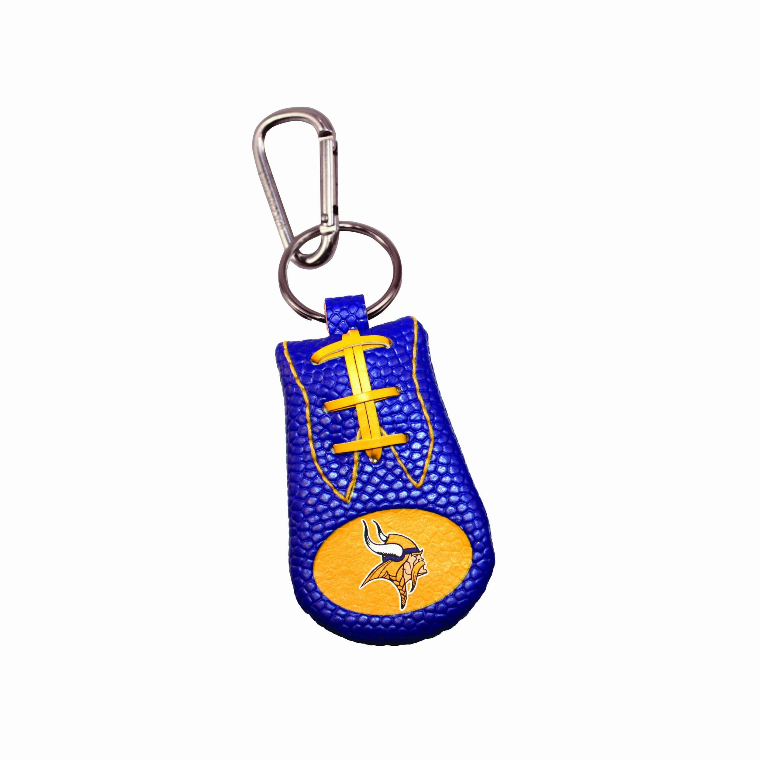 Minnesota Vikings Team Color Nfl Football Keychain