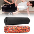 SNAPPSY Yoga Column Hollow Relaxing Foam Roller for Worker Fitness Equipment Athlete Black