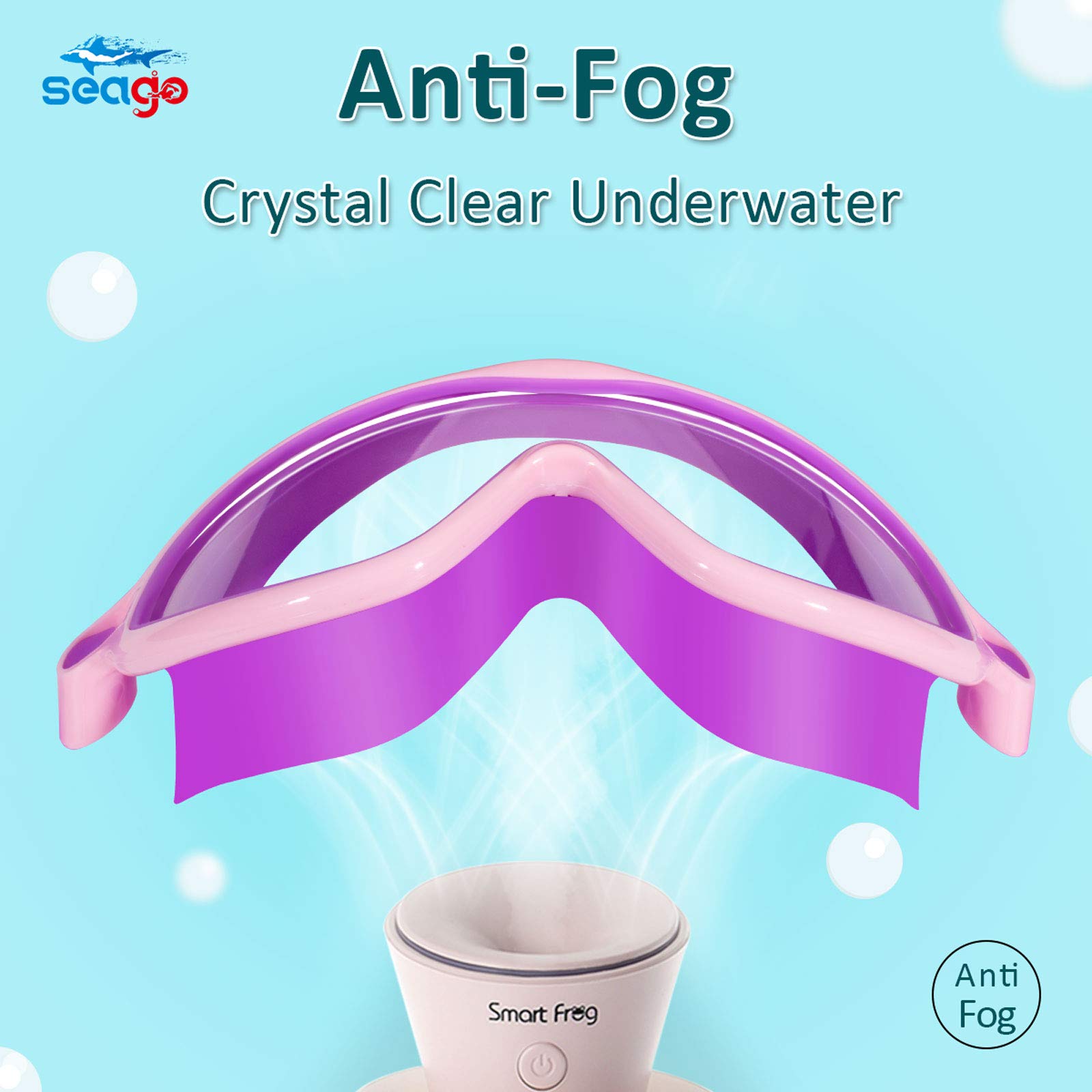 Kids Goggles For Swimming 2 Pack No Leaking Anti-Fog Outer Eye Fit With Wide View Uv Protection Crystal Clear Watertight Swim Go