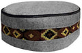 Aruna Kullu Handloom Unisex Wool Himachal Cap (Pahari Topi) White, Free Size