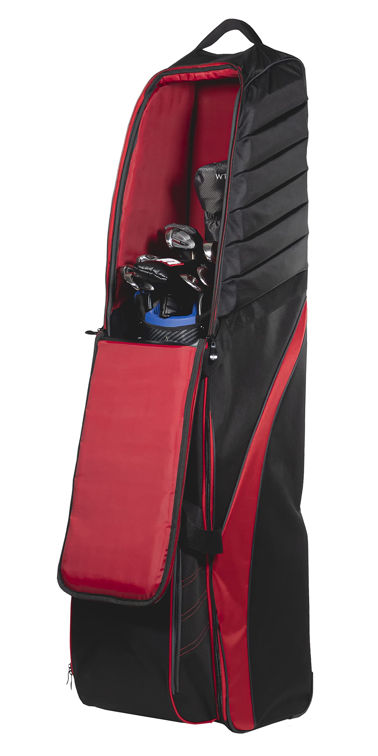 Bag Boy T-750 Golf Travel Cover For Airlines, Extra-Thick 4-Sided Padded Top, Internal Compression Strap, Lockable Full Wrap-Aro