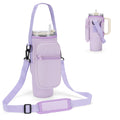 Goewy Water Bottle Carrier Bag For Stanley 40Oz Tumbler With Phone Pocket Water Bottle Holder With Strap Neoprene Water Bottle P