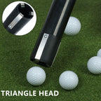 How True Golf Ball Retriever, Portable Shag Bag Golf Ball Pick Up With Removable Plastic Tube, Pocket Shagger Storage, Blue
