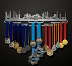 Allied Medal Hangers - World Marathon Majors Sydney (Cityscape) (24'' Wide With 8 Hang Bars) - Medal Hanger Holder Display Rack