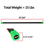 Fitvids Total Body Workout Weighted Bar Weighted Workout Bar Weighted Exercise Bar, Alloy Steel, Multiple Sizes
