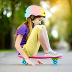 NIKISHAP Skateboard Helmet for 2-3-5-8-14 Ages Girls and Boys, Ventilation and Impact Resistance Bike Helmet for Multi-Sport Bic