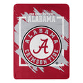 NORTHWEST ENTERPRISES NCAA 46x60 Dimensional Design Micro Raschel Throw Blanket (Alabama Crimson Tide)