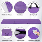 Bbbuy 6 X 2 Tri-Fold Portable Folding Exercise Gym Mat Extra Thick Foam Gymnastics Mat Aerobics Yoga Martial Arts Mma Stretching