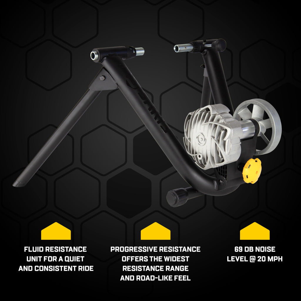 Saris Fluid2 Indoor Bike Trainer, Fits Road And Mountain Bikes, Compatible With Zwift App