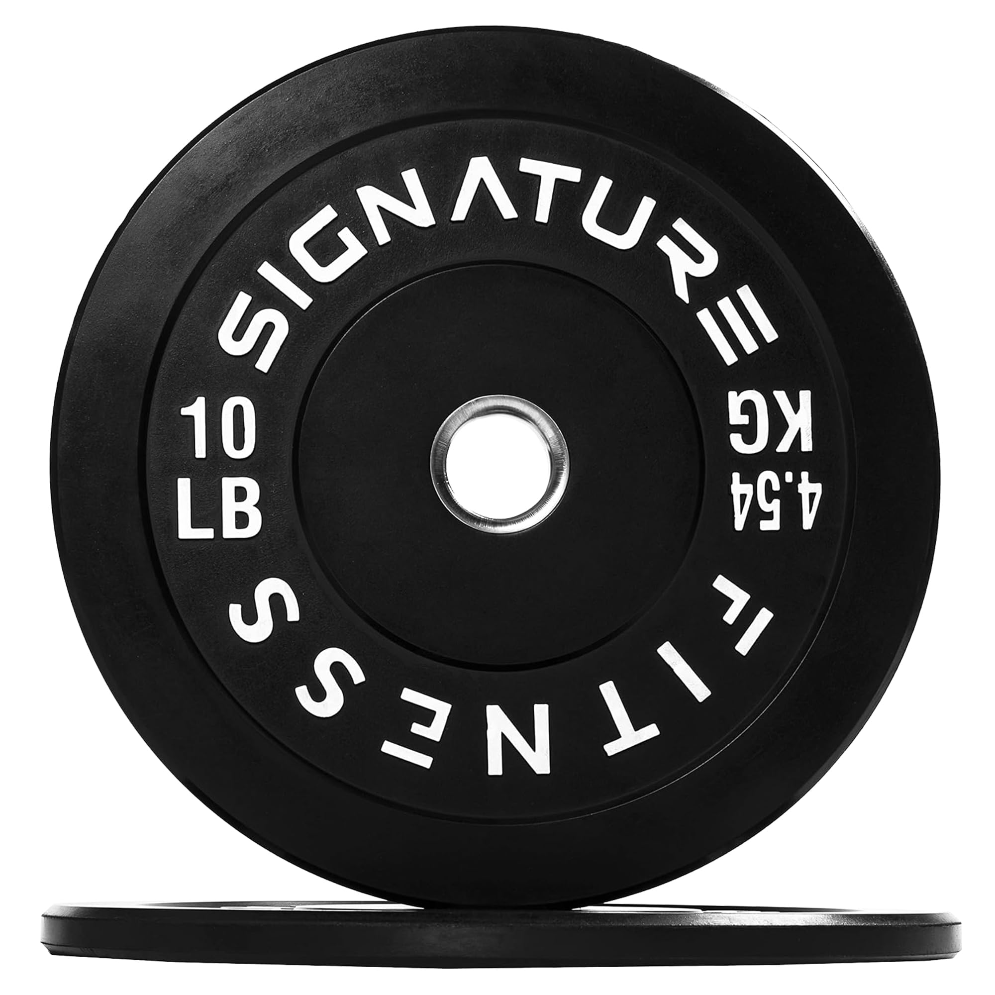 Fitvids Olympic Bumper Plates Set, 2'' Weight Plates For Strength Training & Weightlifting, Pair Of 10Lbs