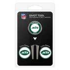 Team Golf Nfl New York Jets Divot Tool Pack With 3 Golf Ball Markers Divot Tool With 3 Golf Ball Markers Pack, Markers Are Remov