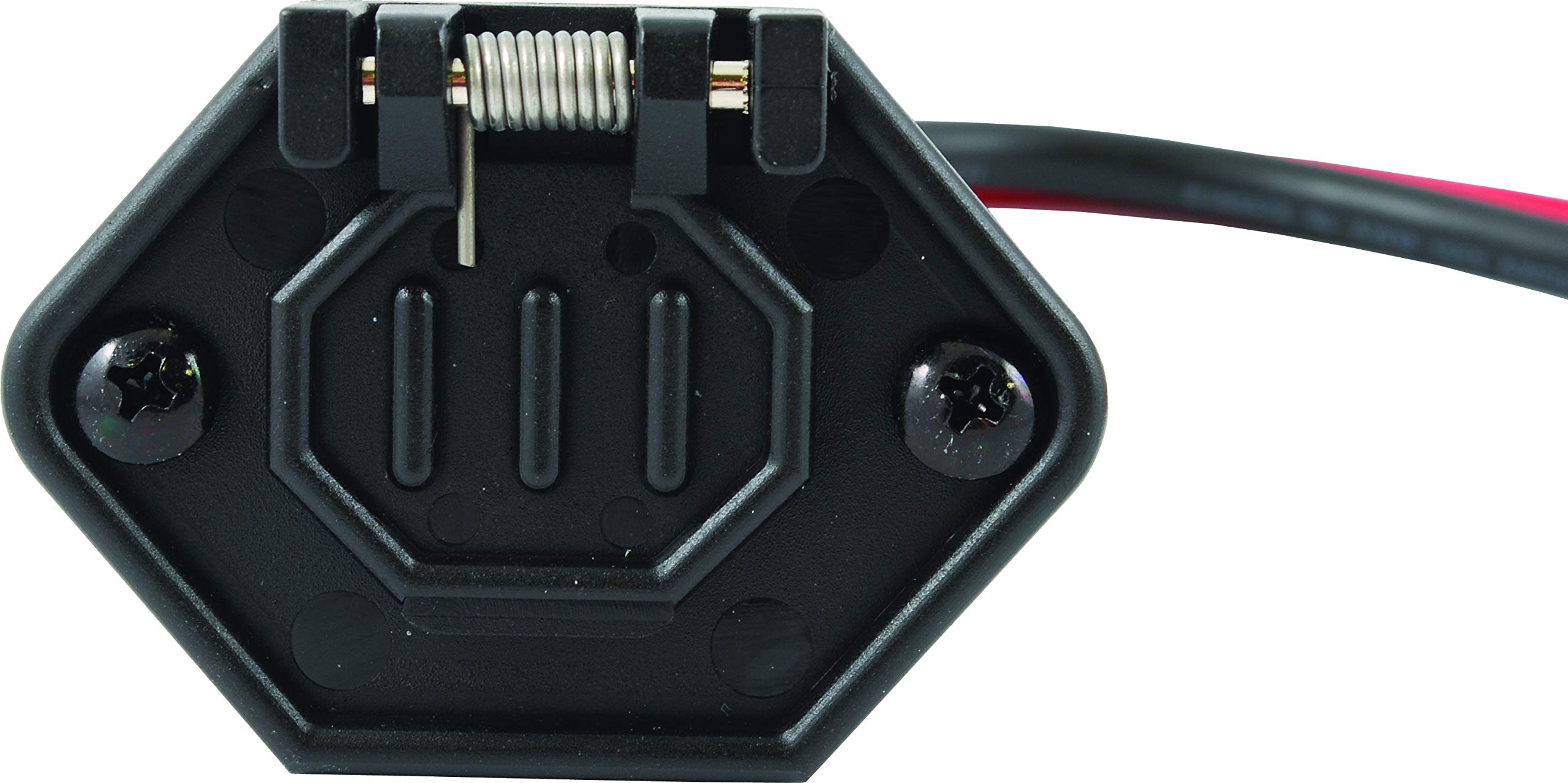 Attwood 14366-6 Heavy-Duty Trolling Motor Connectors 2-Wire 8-Gauge Female Receptacle
