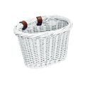Bell Tote 300 Small Wicker Basket Front Handlebar - White