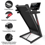 Runow Treadmills For Home With Manual Incline, Foldable Treadmill Perfect For Walking And Running, Bluetooth And Customized Prog