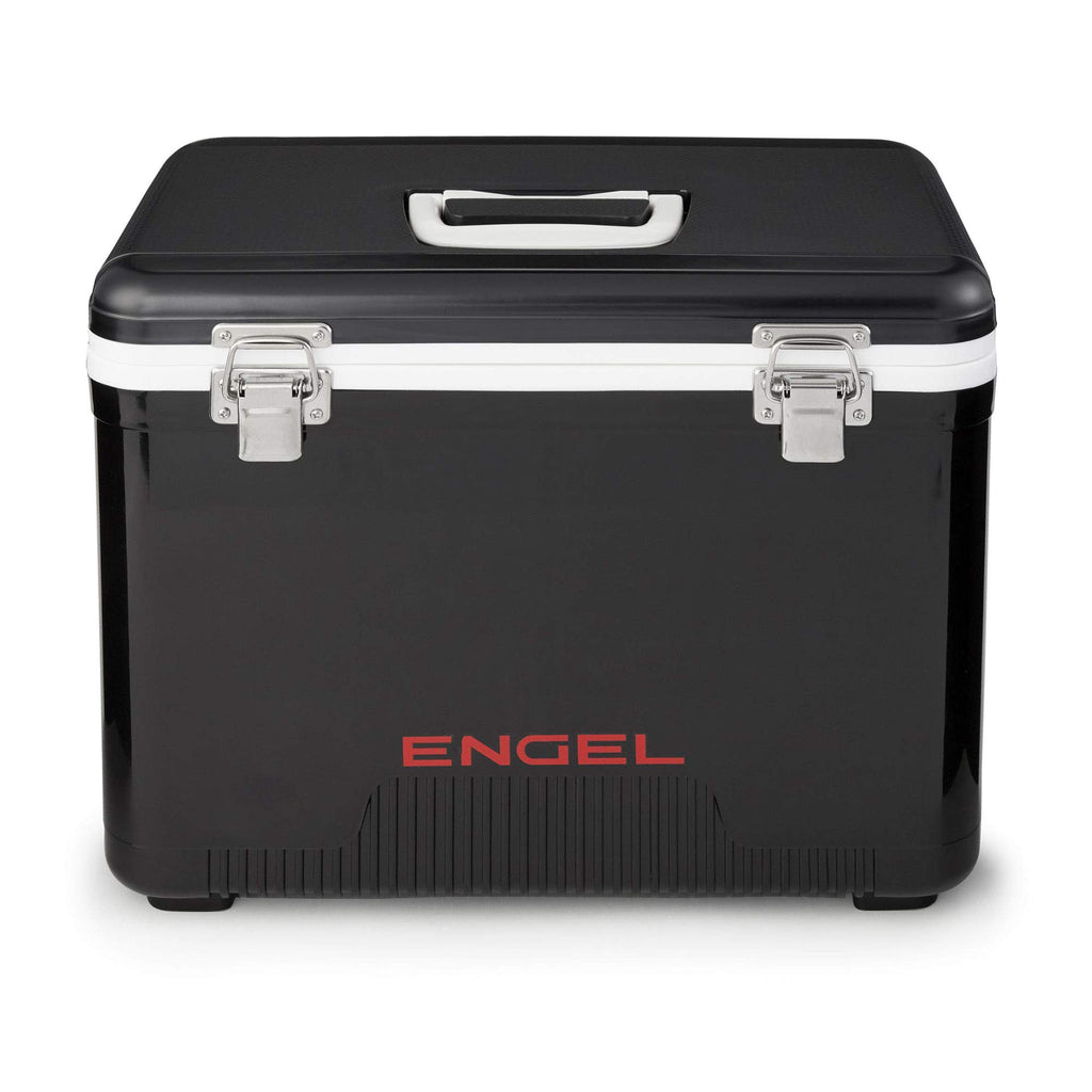 Engel UC13 13 Quart Leak-Proof, Air Tight, Drybox Cooler and Small Hard Shell Lunchbox for Men and Women in Black
