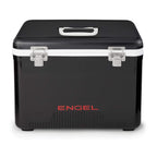 Engel UC13 13 Quart Leak-Proof, Air Tight, Drybox Cooler and Small Hard Shell Lunchbox for Men and Women in Black