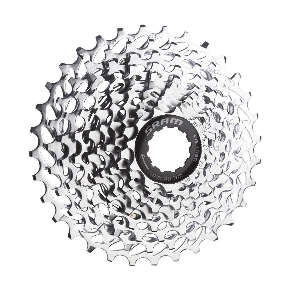 Sram Pg-1050 Cassette - 10 Speed, 11-36T, Silver