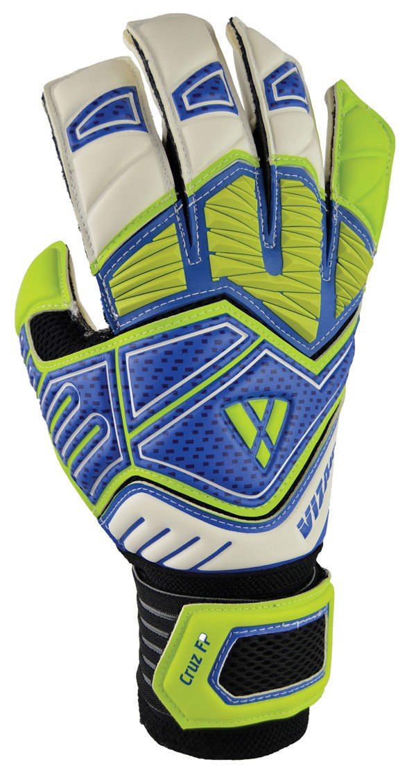 Vizari Cruz F.P. Gk Glove Size Blue/Green/White, 11