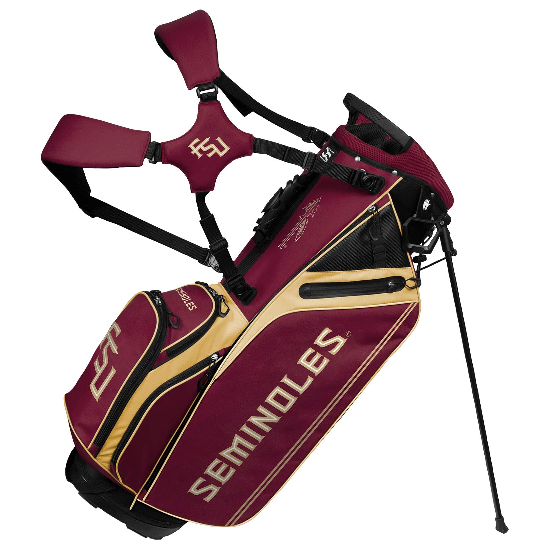 Florida State Seminoles Caddie Carry Hybrid Golf Bag