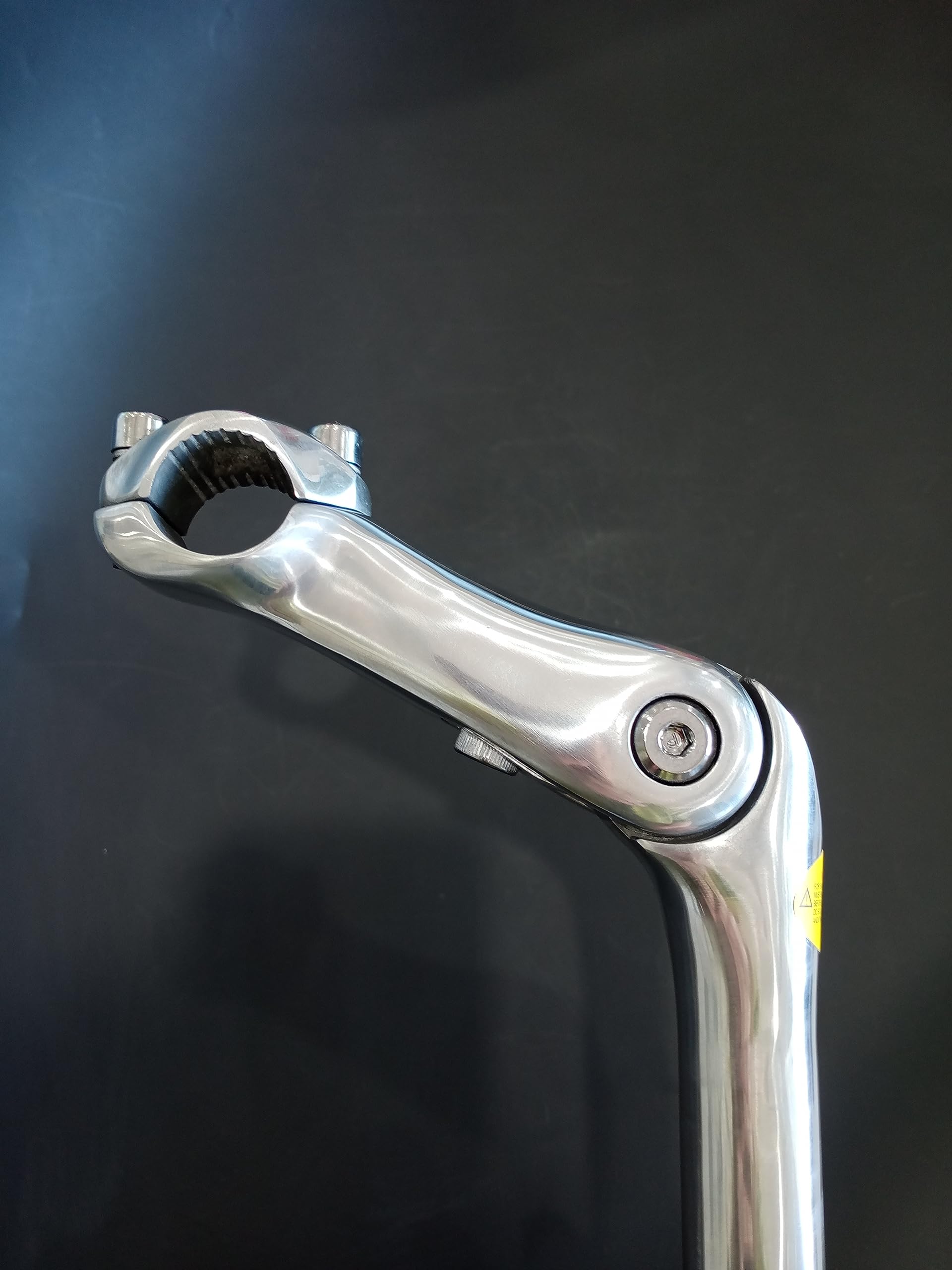 Donsp1986 Quill Stem Adjustable 25.4Mm, 22.2Mm Alloy Alum 110Mm -For Beach Cruisers, Mtb'S, And Gas Powered Bicycles- Silver (Si
