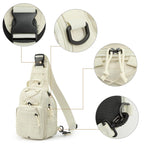 G4Free Outdoor Tactical Bag Backpack, Military Sport Bag Pack Sling Shoulder Backpack Tactical Pack for Every Day Carry (Beige)