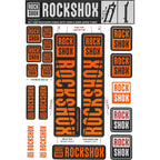 Rockshox Decal Kit, 30/32Mm, Orange Color Matching Kit