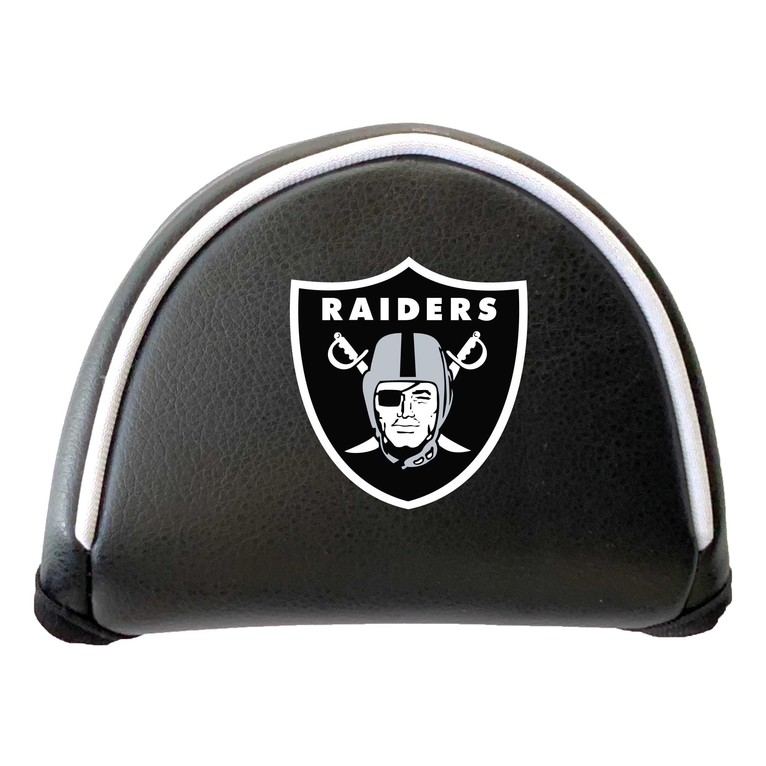 Team Golf NFL LAS Vegas Raiders Putter Cover - Mallet (Color) - Printed Team Golf NFL Putter Cover - Mallet Printed, Fits Most M